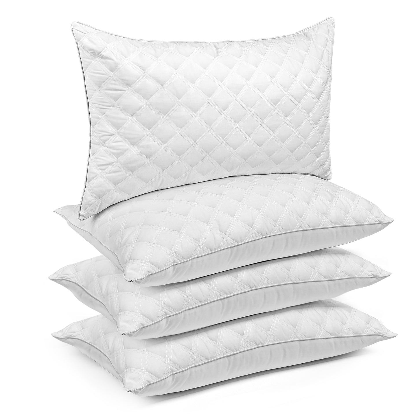 SORMAG Bed Pillows for Side Sleeper Queen Size Pillows for Bed Set of 2 Cooling Hotel Gusseted Pillows for Sleeping Down Alternative Filling Luxury Soft Supportive Plush Pillows 2 Pack 20 x 30 Inches