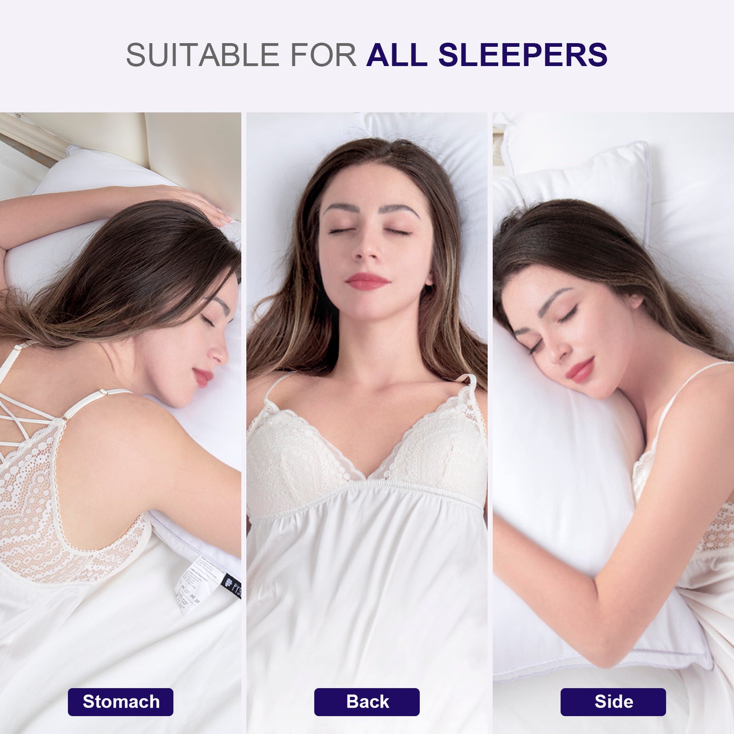SORMAG Bed Pillows for Sleeping Down Alternative Pillows Soft Hotel Collection Pillows for Side and Back Sleepers Gusseted Cooling Pillow