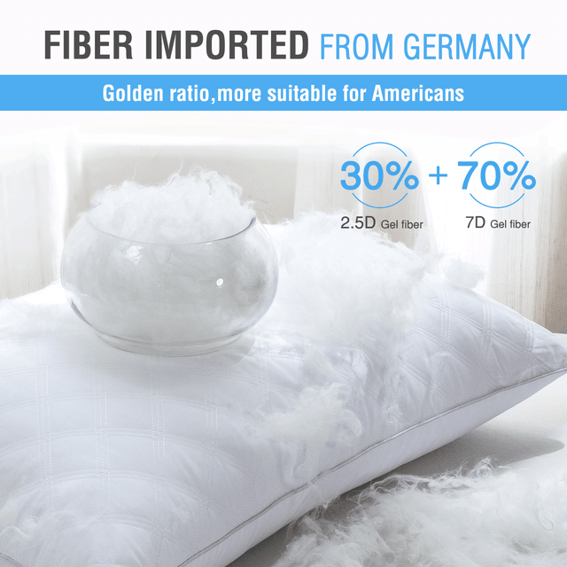 SORMAG Bed Pillows for Side Sleeper Pillows for Bed Cooling Hotel Gusseted Pillows for Sleeping Down Alternative Filling Luxury Soft Supportive Plush Pillows