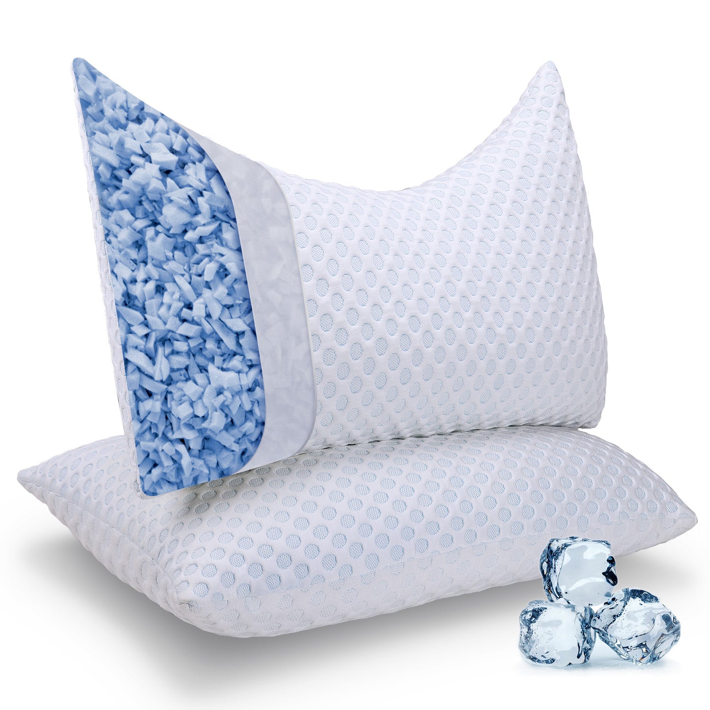 SORMAG Cooling Shredded Memory Foam Bed Pillows