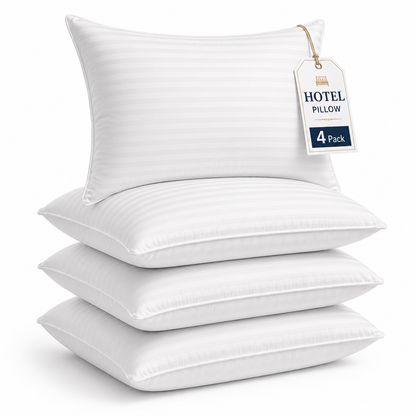 SORMAG Bed Pillow for Beds,Hypoallergenic Hotel Gusseted Down Alternative Pillow