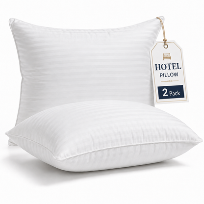 SORMAG Bed Pillow for Beds,Hypoallergenic Hotel Gusseted Down Alternative Pillow