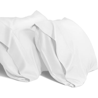 SORMAG Bamboo Cooling Pillowcases Pillow Cases Set of 2 Breathable Cool Silky Soft Moisture Wicking for Hot Sleepers,Hair and Skin Friendly 2 Pack