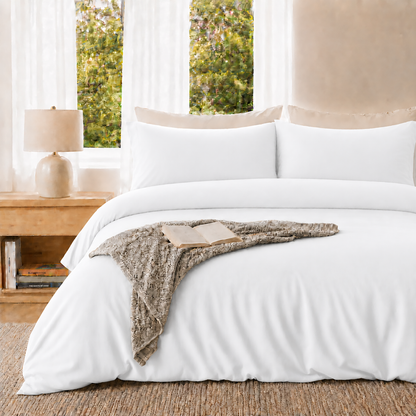 SORMAG Duvet Cover Set Soft Washed Microfiber Duvet Cover