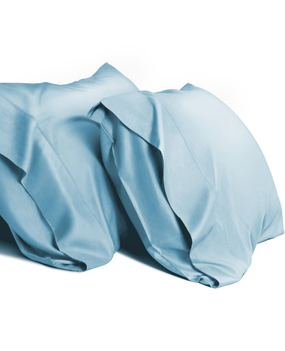 SORMAG Bamboo Cooling Pillowcases Pillow Cases Set of 2 Breathable Cool Silky Soft Moisture Wicking for Hot Sleepers,Hair and Skin Friendly 2 Pack