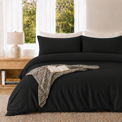 SORMAG Duvet Cover Set Soft Washed Microfiber Duvet Cover