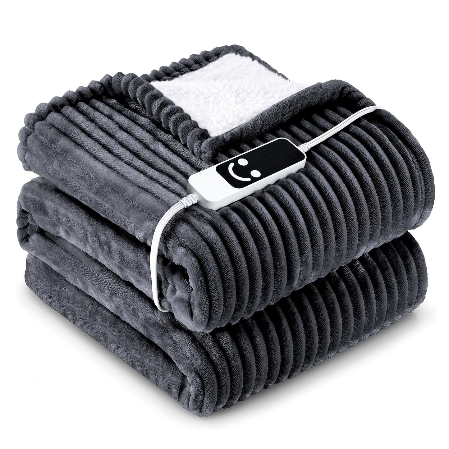 SORMAG Heated Blanket Electric Blanket Gentle Soft Flannel