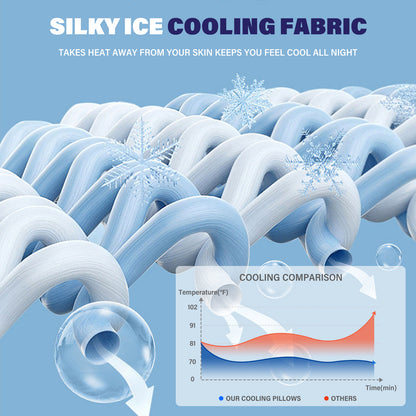 SORMAG Cooling Shredded Memory Foam Bed Pillows Adjustable Firm Support Pillow