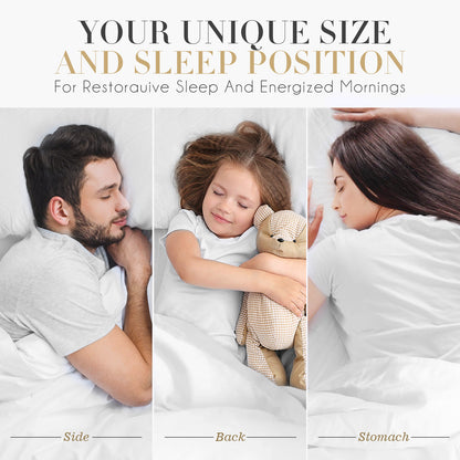 SORMAG Bed Pillows for Sleeping Hypoallergenic Pillow for Side and Back Sleeper Soft Supportive Hotel Collection Pillows Down Alternative Cooling Pillow for Bed