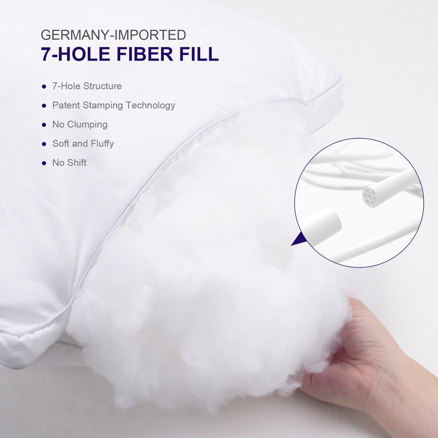Bed Pillows for Sleeping 2 Pack Down Alternative Pillows Standard Size Set of 2 Soft Hotel Collection Pillows for Side and Back Sleepers Gusseted Cooling Pillow 20 x 26 Inches