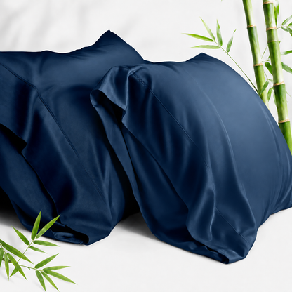 SORMAG Bamboo Cooling Pillowcases Pillow Cases Breathable Cool Silky Soft Moisture Wicking for Hot Sleepers,Hair and Skin Friendly