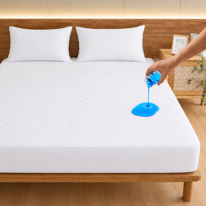 SORMAG Premium Waterproof Mattress Protector, Mattress Pad Cover with 6''-18'' Deep Pocket, Machine Washable Dirt-Proof Mattress Cover for Bed