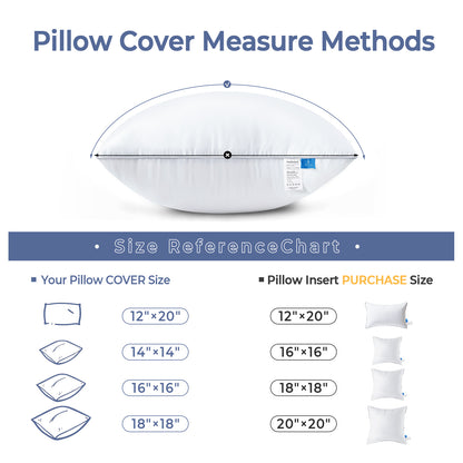 SORMAG Throw Pillow Inserts, Couch Pillows for Room Decor, Bed Decorative Stuffer Pillows