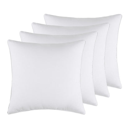 14 x 14 Throw Pillow Inserts(Set of 2),Indoor White Square Decorative Pillows for Couch & Bed