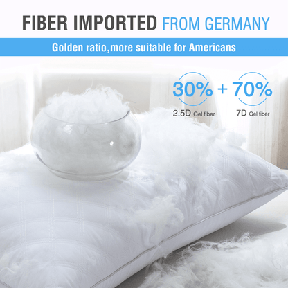 SORMAG Bed Pillows for Side Sleeper Pillows for Bed Cooling Hotel Gusseted Pillows for Sleeping Down Alternative Filling Luxury Soft Supportive Plush Pillows