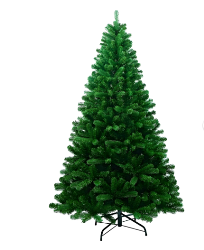 SORMAG 6Ft Artificial Christmas Tree, Premium Hinged Pine Tree with Solid Metal Legs Green