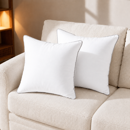 SORMAG Pillow Inserts, Hypoallergenic Throw Square Euro Decorative Insert, Fluffy Stuffer Filler Pillow for Bed, Sofa Couch