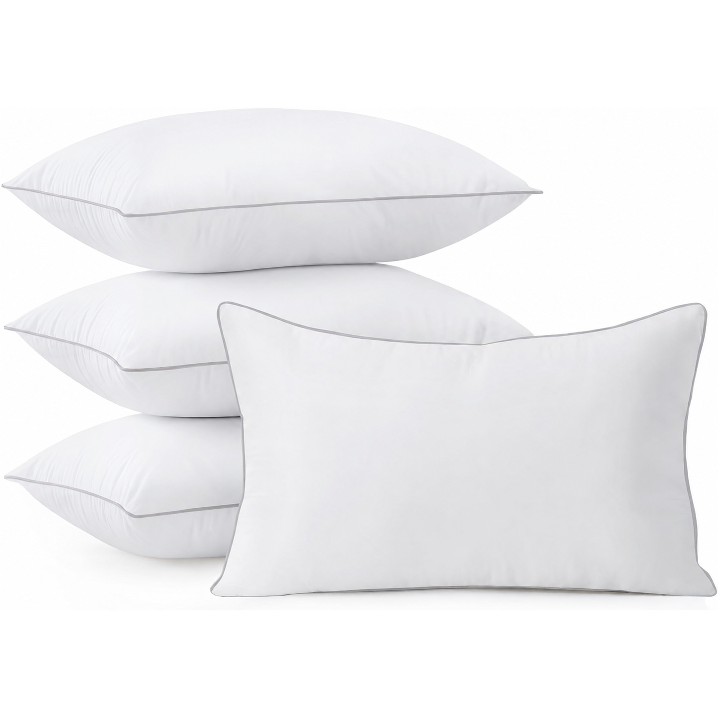 SORMAG Pillow Inserts, Hypoallergenic Throw Square Euro Decorative Insert, Fluffy Stuffer Filler Pillow for Bed, Sofa Couch