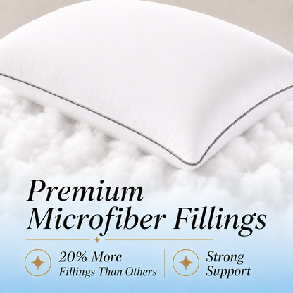 SORMAG Pillow Inserts, Hypoallergenic Throw Square Euro Decorative Insert, Fluffy Stuffer Filler Pillow for Bed, Sofa Couch