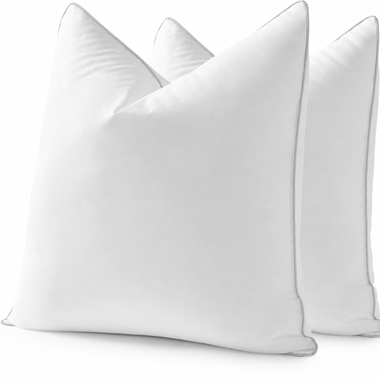 SORMAG Pillow Inserts, Hypoallergenic Throw Square Euro Decorative Insert, Fluffy Stuffer Filler Pillow for Bed, Sofa Couch